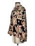 Fate 100% Polyester Paisley Black Long Sleeve Blouse Size S - photo 5