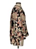 Fate 100% Polyester Paisley Black Long Sleeve Blouse Size S - photo 4