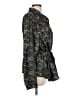 Shein Curve 100% Polyester Camo Green Jacket Size L - photo 4