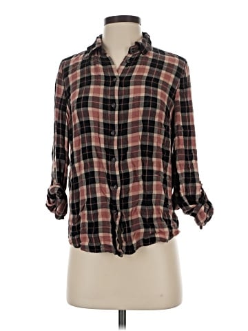 Lila Rose 3/4 Sleeve Button-Down Shirt (view 1)