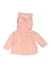 Carter's Pink Zip Up Hoodie 0-3 MO / 3 MO - photo 2