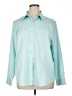 Unbranded Solid Teal Long Sleeve Blouse Size XL - photo 1