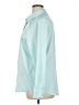 Unbranded Solid Teal Long Sleeve Blouse Size XL - photo 5