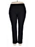 Women With Control Solid Black Active Pants Size 2X (petite) - photo 1