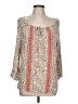 Max Edition 100% Rayon Ivory 3/4 Sleeve Blouse Size L - photo 1