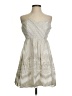 Express 100% Polyester Paisley Silver Cocktail Dress Size S - photo 1