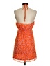 Wild Fable 100% Polyester Paisley Orange Cocktail Dress Size S - photo 2