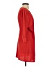 Topshop 100% Polyester Solid Red Casual Dress Size 4 - photo 4