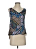 Renee C. 100% Rayon Blue Sleeveless Blouse Size XS - photo 1