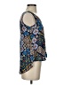 Renee C. 100% Rayon Blue Sleeveless Blouse Size XS - photo 4