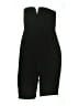 Topshop 100% Polyester Solid Black Romper Size 2 (petite) - photo 1