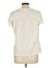 Truself 100% Polyester Ivory Short Sleeve Blouse Size L - photo 2