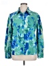 Zeagoo Print Green Long Sleeve Blouse Size XL - photo 1
