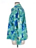 Zeagoo Print Green Long Sleeve Blouse Size XL - photo 5