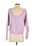 We the Free 100% Cotton Purple Pullover Sweater Size S - photo 2