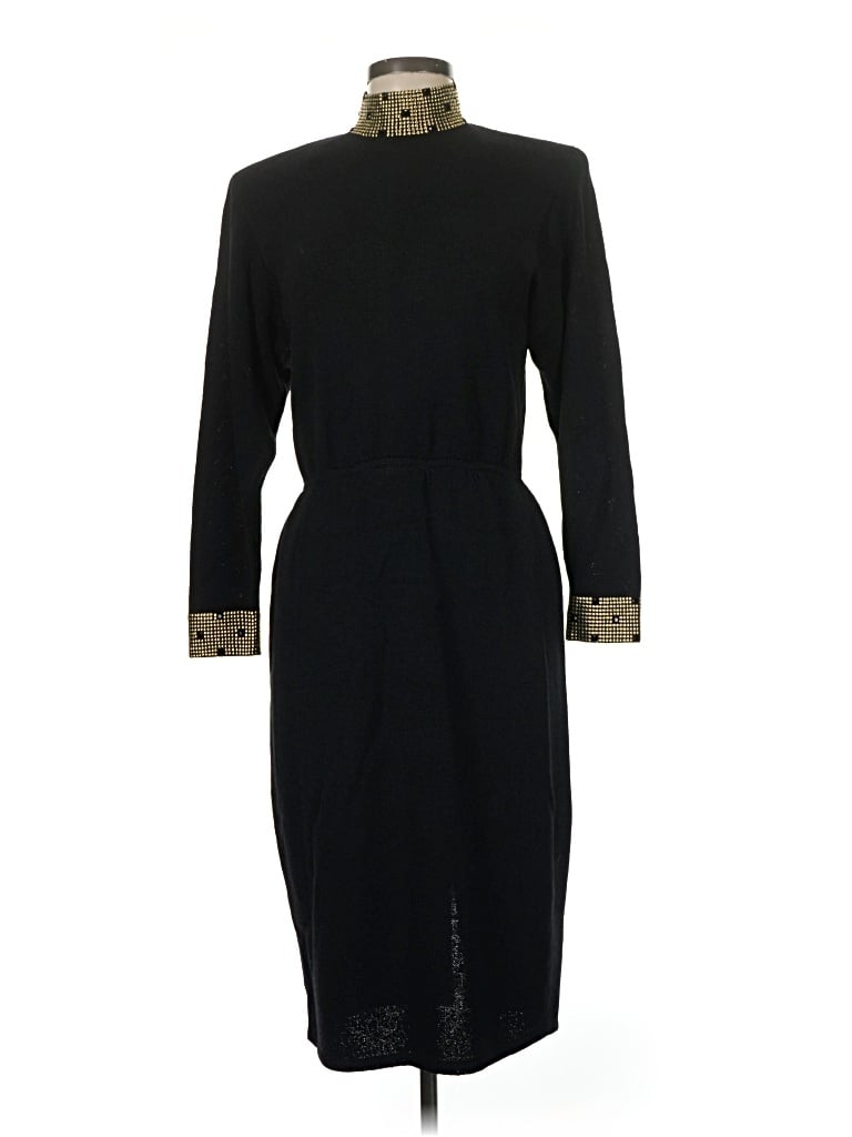 Pre-owned St. John Collection By Marie Gray St. John By Marie Gray Cocktail Dress In Black