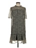CeCe 100% Polyester Animal Print Gray Casual Dress Size 0 - photo 1