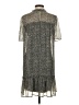 CeCe 100% Polyester Animal Print Gray Casual Dress Size 0 - photo 2