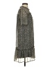 CeCe 100% Polyester Animal Print Gray Casual Dress Size 0 - photo 4