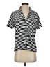 J.Crew Stripes Black Short Sleeve Blouse Size S - photo 1