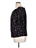 Deletta 100% Rayon Black 3/4 Sleeve Blouse Size M - photo 5