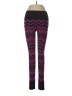 Unbranded Chevron-herringbone Purple Leggings Size M (estimated) - photo 1