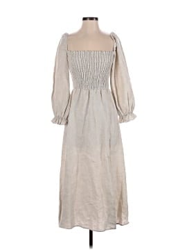 chinese dress ladies Linen tunic dress LASTRES in Natural melange