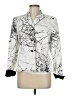 Suit Studio 100% Polyester Print White Jacket Size 8 - photo 1