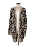 Sanctuary Animal Print Tan Cardigan Size M - photo 1