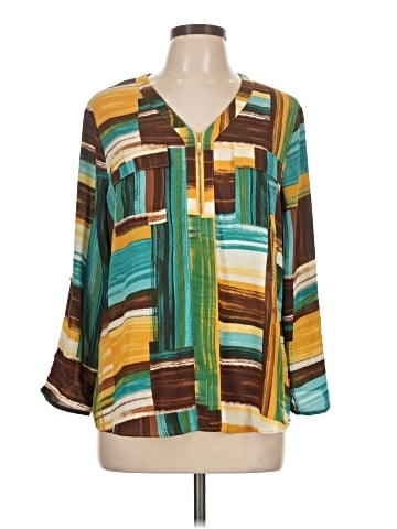 Cato 3/4 Sleeve Blouse (view 1)