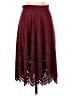 Soprano 100% Polyester Burgundy Formal Skirt Size S - photo 1