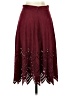 Soprano 100% Polyester Burgundy Formal Skirt Size S - photo 2