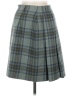 Talbots Plaid Gray Wool Skirt Size 6 - photo 1
