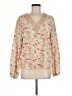 Unbranded 100% Polyester Ivory Long Sleeve Blouse Size L - photo 1