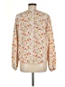 Unbranded 100% Polyester Ivory Long Sleeve Blouse Size L - photo 2