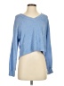 Hippie Rose 100% Polyester Blue Pullover Sweater Size S - photo 1