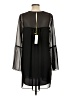 BCBGeneration 100% Polyester Solid Black Cocktail Dress Size L - photo 2