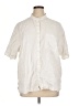 Cotton On Ivory 3/4 Sleeve Button-Down Shirt Size XL - photo 1