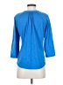 Unity World Wear Blue 3/4 Sleeve Blouse Size S - photo 2