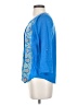 Unity World Wear Blue 3/4 Sleeve Blouse Size S - photo 5