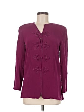 Adrianna Papell Silk Cardigan (view 1)