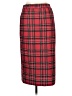 Shein Plaid Red Formal Skirt Size L - photo 2