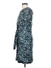 Jigsaw Print Teal Cocktail Dress Size S - photo 5