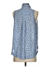 Free People 100% Polyester Blue Sleeveless Blouse Size XS - photo 2