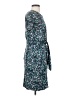 Jigsaw Print Teal Cocktail Dress Size S - photo 4