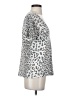 Current/Elliott 100% Cotton Animal Print Silver Short Sleeve T-Shirt Size XS (0) - photo 4
