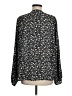 Cotton Bleu 100% Polyester Black Long Sleeve Blouse Size M - photo 2