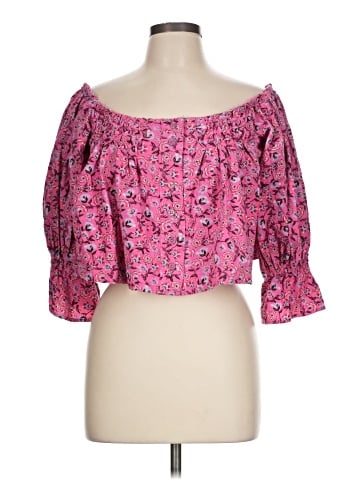 Free People 3/4 Sleeve Blouse (view 1)