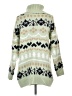 By Anthropologie Print Green Pullover Sweater Size XS - photo 2