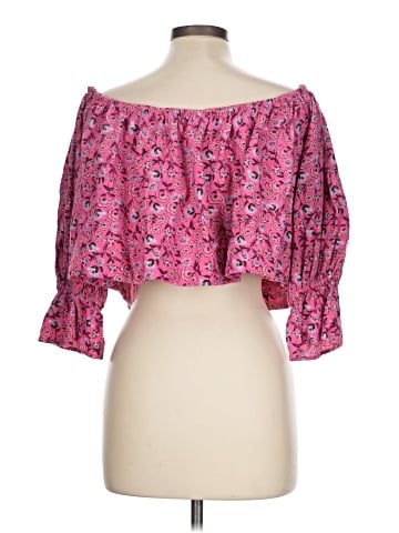 Free People 3/4 Sleeve Blouse (view 2)